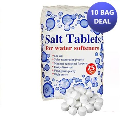 10x 25 Kg Salt Tablets -For Water Softener
