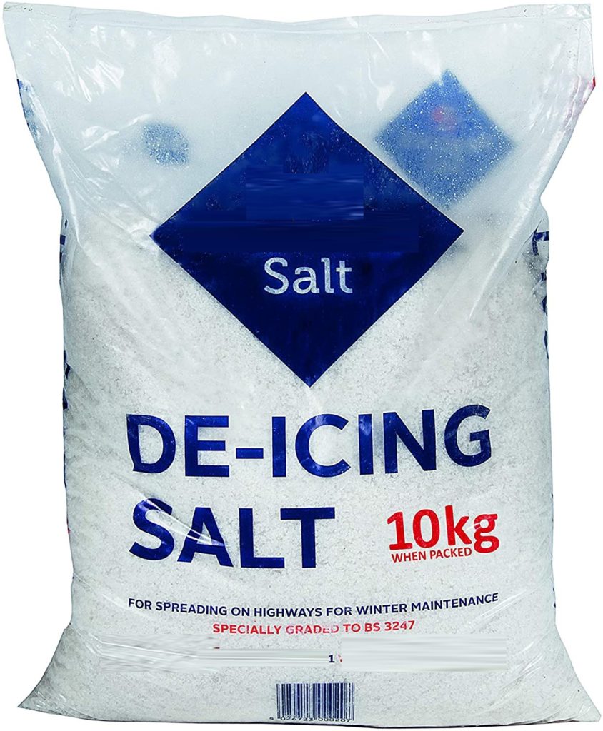 White Deicing salt 10kg Bag saltandcleanz.co.uk