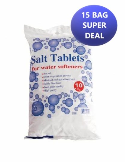 10 Kg Salt Tablets -For Water Softener 15 BAG SPECIAL